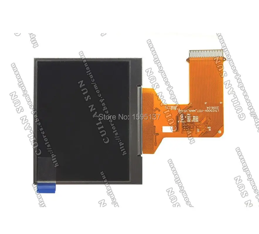 

FREE SHIPPING! Size 2.5 inch NEW LCD Display Screen Repair Parts for SAMSUNG NV3 I6 L80 Digital Camera With Backlight
