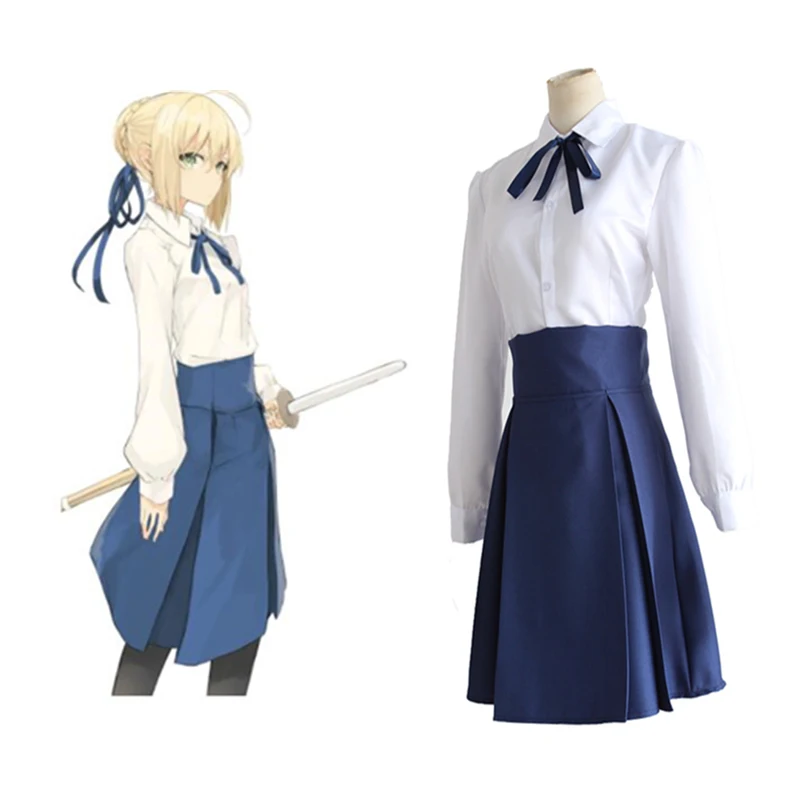 超目玉アイテム Fate Stay Night フェイト ステイナイト アルトリア ペンドラゴン Fate Saber 風 コスプレ衣装 コスチューム Cosplay 変装 最新人気 Keita Com Br