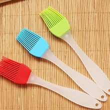 1 шт. широкая голова Цвет силиконовые торт Масло Кисточки практические Принадлежности для шашлыков Расчёски для волос выпечки Инструменты Кук Инструменты j0952