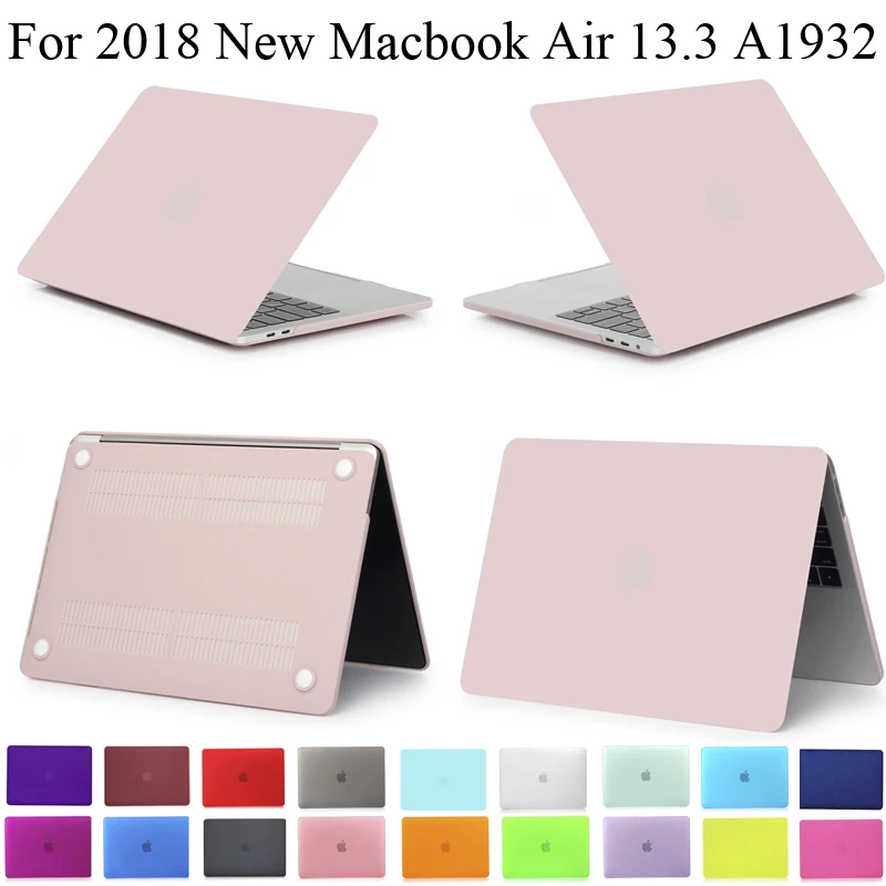Матовый защитный чехол 3 в 1 для нового Macbook Air 13 A1932 рукав 2018 сумка MacbookAir дюйма