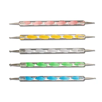 

RS Nail Art 5pcs dotting pen Set professional painting pen drawing line for uv color gel nail polish