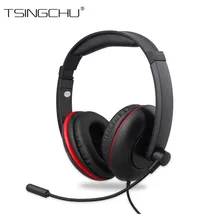 10PCS Wired 5 in 1 Stereo Gaming Headphone For PS4 PS3 XBOX ONE Surrounded Over-Ear Gaming Headset With Light For PC XBOX 360