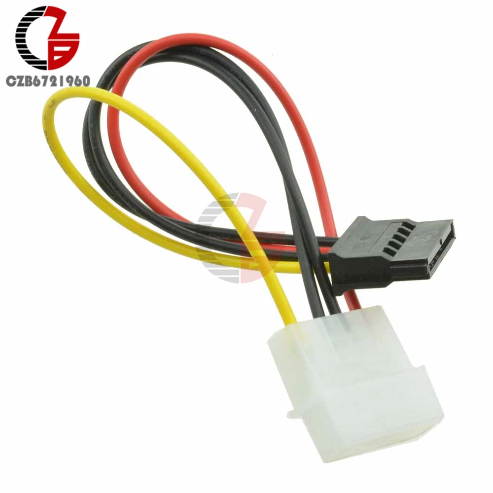 5 шт. высококачественный 4 контактный кабель адаптера питания для Molex IDE SATA 15