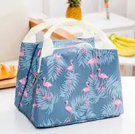 Мультипликационный Фламинго изоляционная Сумка водонепроницаемая на вынос Портативная сумка для еды на молнии многофункциональная изоляционная сумка свежая ледяная упаковка - Цвет: 1