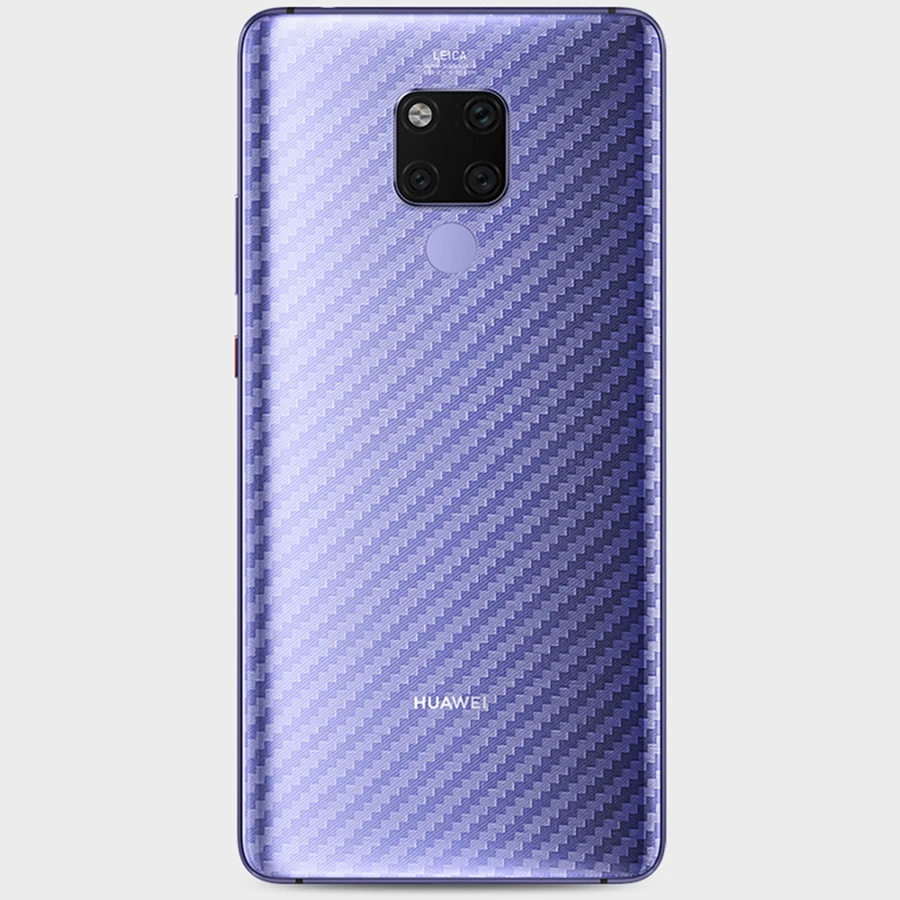 

5pcs/lot Film For Huawei Mate 20 Pro Lite X RS Carbon Fiber Soft Back Screen Protector Sticker Full Cover Protective Film Clear