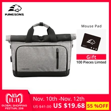 

Kingsons Genuine Nylon bag Business Men bags Laptop Tote Briefcases Crossbody bags Shoulder Handbag Men's Messenger Bag