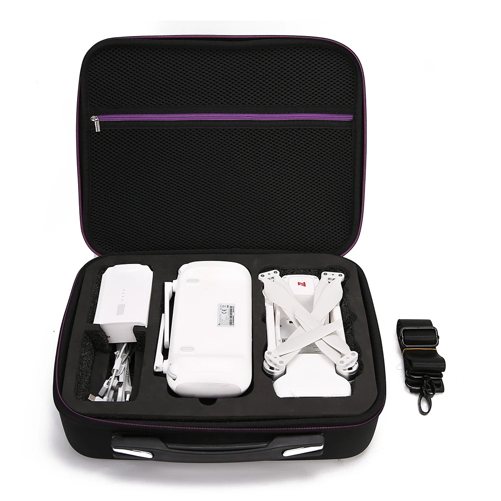 

Waterproof Portable Handheld Bag for Xiaomi X8SE Storage Bag Carry Case for Xiaomi X8SE Purple Zipper Box Suitcase Accessories