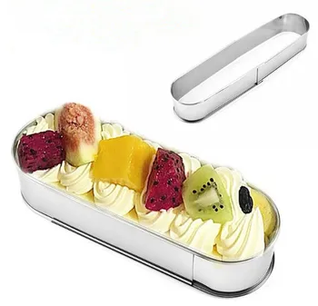 

1PC Retractable Stainless Steel Oval Mousse Ring Baking Tool Set Cake Mold Adjustable Size Bakeware Decorating Supplies OK 0973