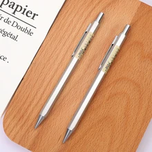 JIANWU, 1 шт., 0,5 мм, 0,7 мм, высококачественный металлический медный механический карандаш, офисный, бизнес, подарки, карандаш для художественной деятельности, kawaii