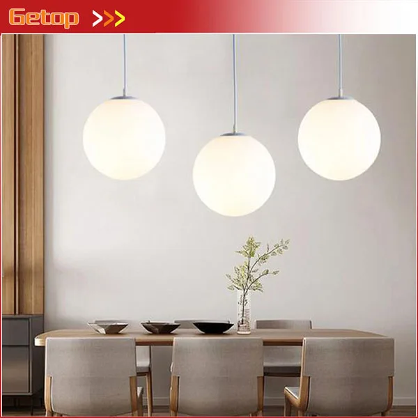 Round Glass Pendant Light