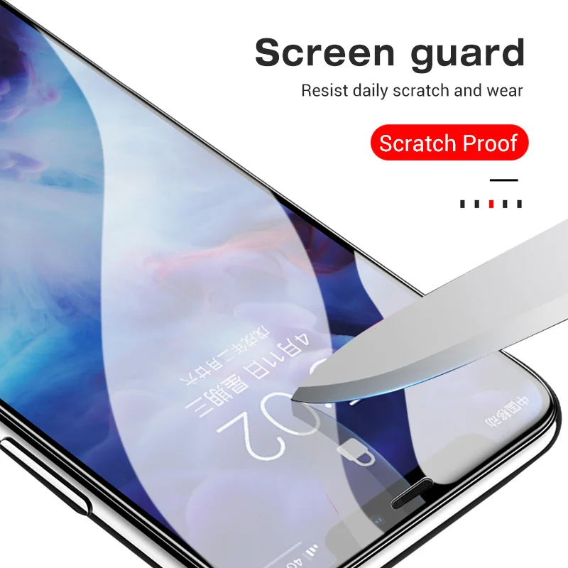 ESVNE Новый 6D защитное стекло для iPhone X HD изогнутый край на айфон Экран протектор
