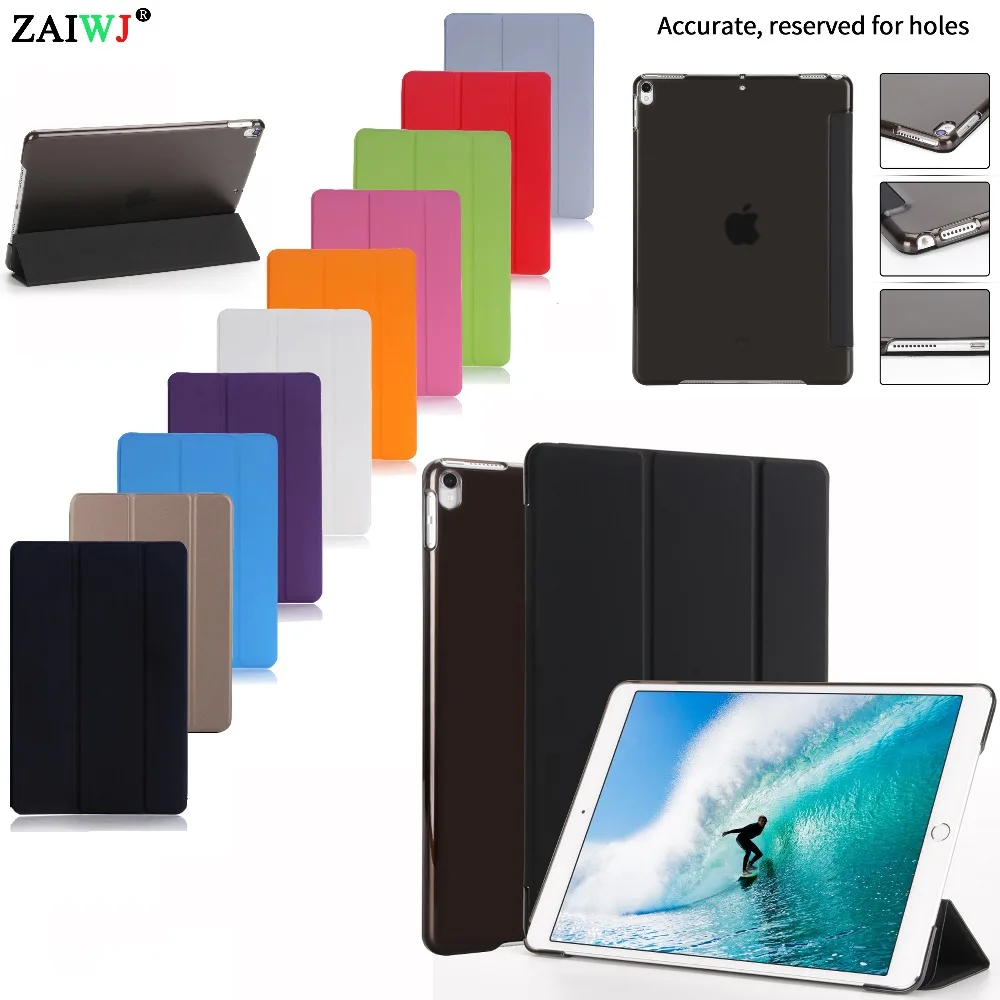 

Hot NEW Case for iPad Pro 10.5 inch 2017 : A1701 A1709 , ZAIWJ Ultra Thin PU leather Smart Cover Magnet Wake Up Sleep shell