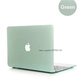 

Green Crystal Case For Apple Macbook Air Pro Retina 11 12 13 15 Laptop Cover For Mac book 13.3 inch with gift