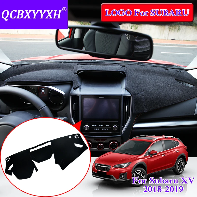 QCBXYYXH For Subaru XV 2018 2 Colors Dashboard Mat Protective Cover Interior Photophobism Pad Shade Cushion