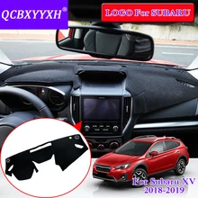 QCBXYYXH For Subaru XV 2018 2 Colors Dashboard Mat Protective Cover Interior Photophobism Pad Shade Cushion