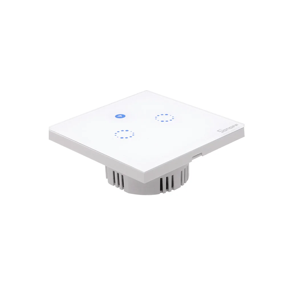 Itead Sonoff T1 EU: 1 2 банды WiFi Пульт дистанционного управления умный настенный сенсорный