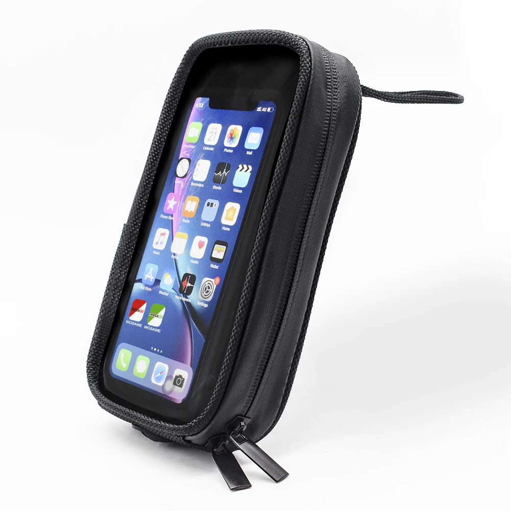 WOSAWE Magnetic Motorcycle Tank Bag Mobile GPS Navigation Holder Bags Waterproof Touch Screen Motorbike Front Tube Phone Package - Название цвета: MB-07