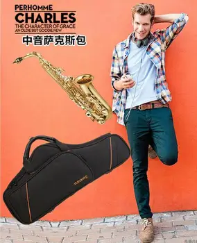 

New Alto Saxophone Bag Eb Saxophone Bag Thicken Saxophone Backpack Backpack Lining Special