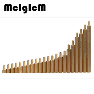 10 шт./лот, латунный винт, резьба PCB, стопорный разъем M3 Male x M3 Female 6 мм - изображение