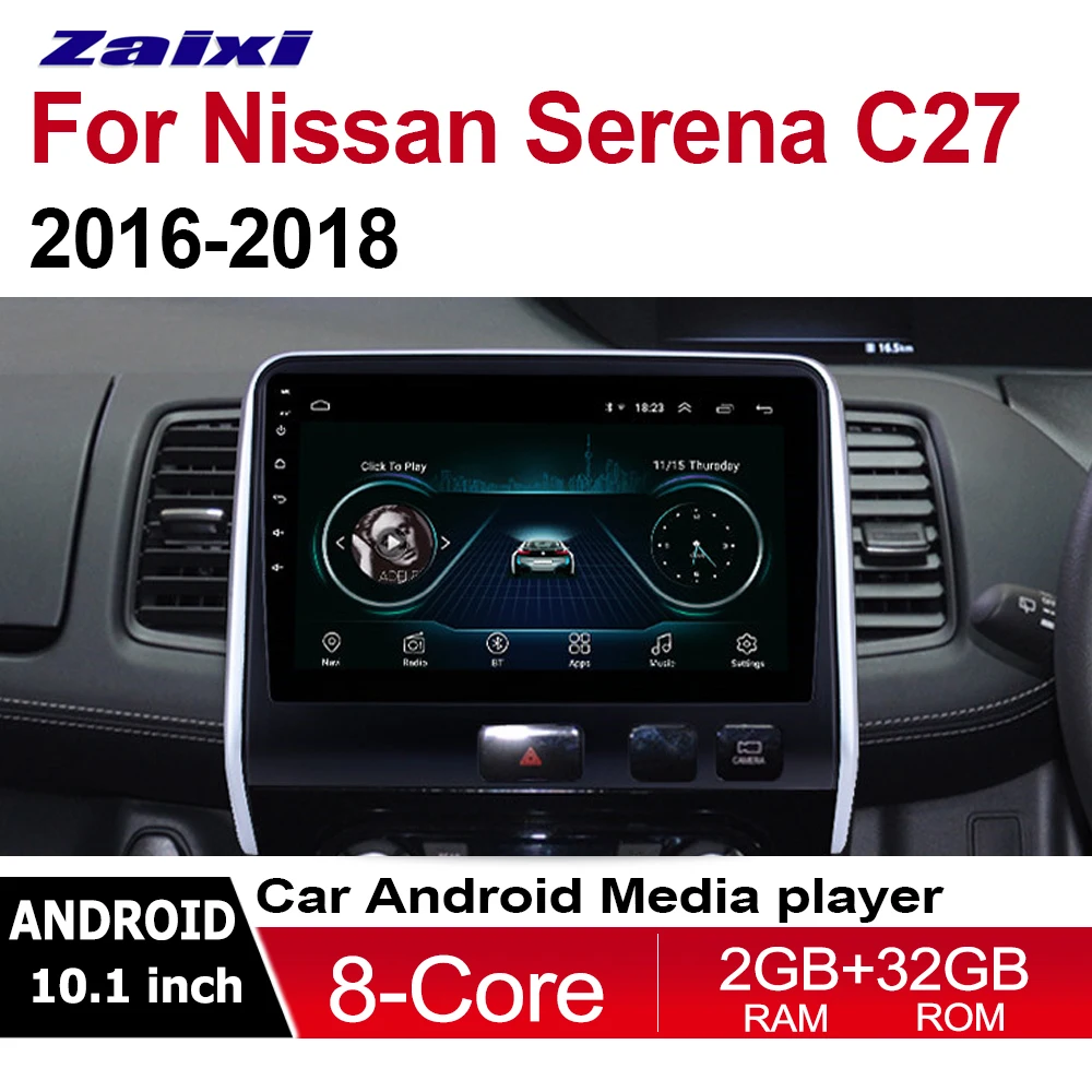 

ZaiXi 10.1" For Nissan Serena 2016~2018 2 DIN Car Android GPS Naviation Multimedia system Bluetooth Radio Amplifier