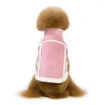 

Pet Dogs Solid British Style Jackets Winter Suede Cloth for Winter and Autumn Puppy Soft Warm Cloth for Pet Dog Puppy Supplies