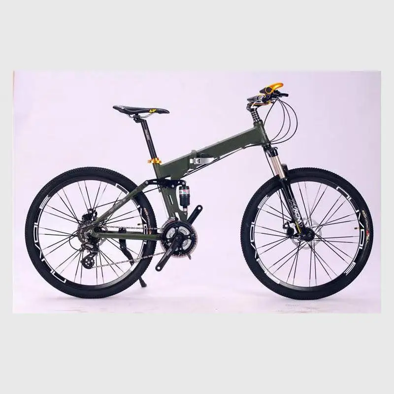 Cheap Kalosse  alloy spokes   26*2.125  DIY colors  bicycle foldable   21/24/27/30 speed  Hydraulic brakes , mountain bike man 3