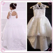 Новые Платья с цветочным рисунком для девочек; вечерние платья принцессы с шлейфом; пышное платье для свадьбы; детское платье для причастия для маленьких девочек