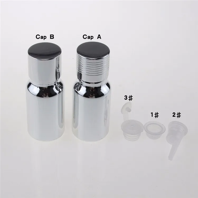 EBH21-10ml Silver Glass Bottle (1)