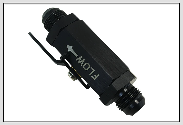 Алюминиевый черный AN10 10AN-10 запорный клапан фитинг VR-WLPV72-10B