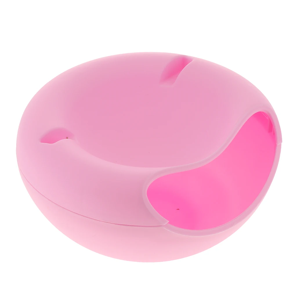 Multi-function Snacks Storage Box Double Dish Fruit Phone Holder For Pistachios Candies Condiments Coins Storage Waterproof Bowl