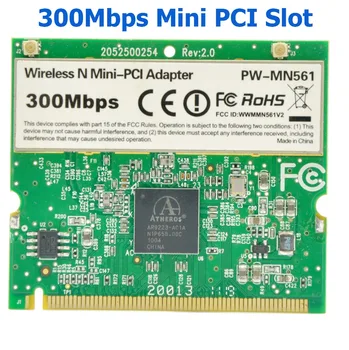 

WTXUP for Atheros AR9223 300Mbps Mini PCI Wireless N WiFi Adapter Mini-PCI WLAN Card for Acer Asus Dell Toshiba IPC