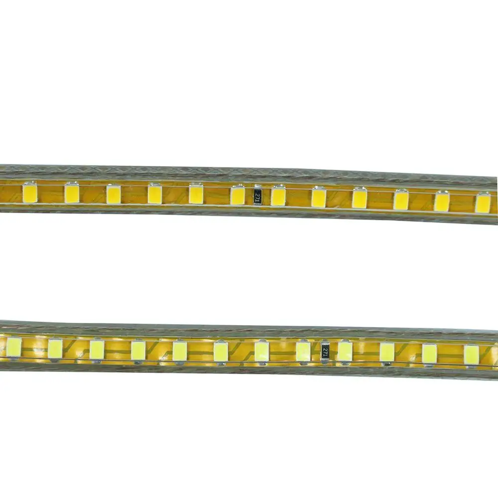 SMD 2835 AC220V Светодиодная лента Водонепроницаемая 120 светодиодов/м IP68 Праздничная