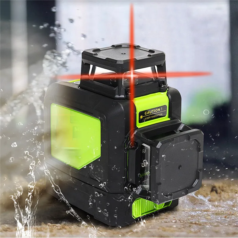 

Professional 8 Lines Laser Level Red self-leveling Laser Leveler Vertical Horizontal Cross Laser beam Line Measuring Instrument