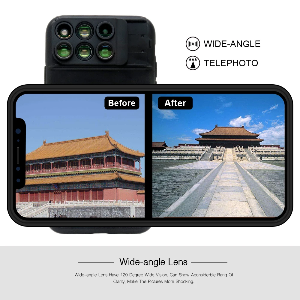 2018-New-Arrival-Dual-Cmera-Lens-For-iPhone-X-8-Plus-Fisheye-Wide-Angle-Macro-Lens