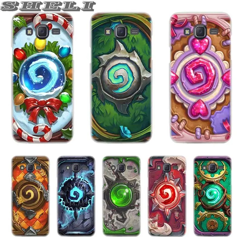 

SHELI Hearthstone Heroes of Warcraft Transparent Mobile phone bags for Samsung J2 J3 J4 J5 J6 J7 J8 2018 2017 EU 2016 Prime