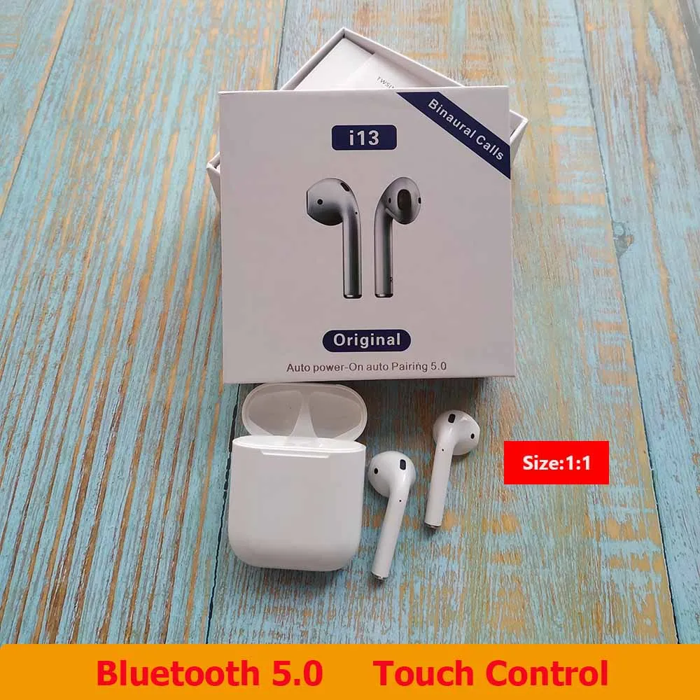 

i13 i11 TWS Bluetooth 5.0 Earbuds Wireless Earphones Support Touch Headset Binaural Calling For phone