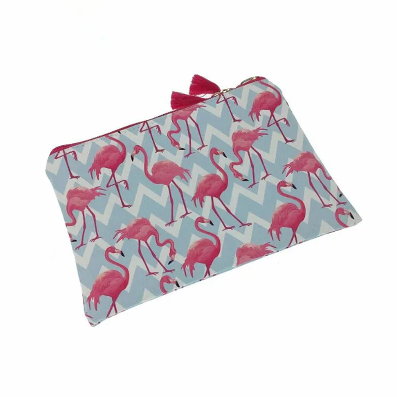 M402 мультяшная сумка для женщин животное Фламинго лист кисточкой Подвески из ткани сумка для девушек женская сумка подарок
