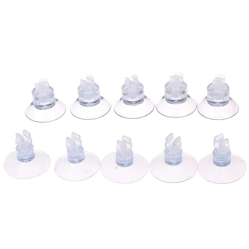 10pcs Aquarium Sucker Suction Cup For 4mm Air Line Pipe Tube Wire Holder Used Sucker For Glass Surface Fish Supples Hot Sale