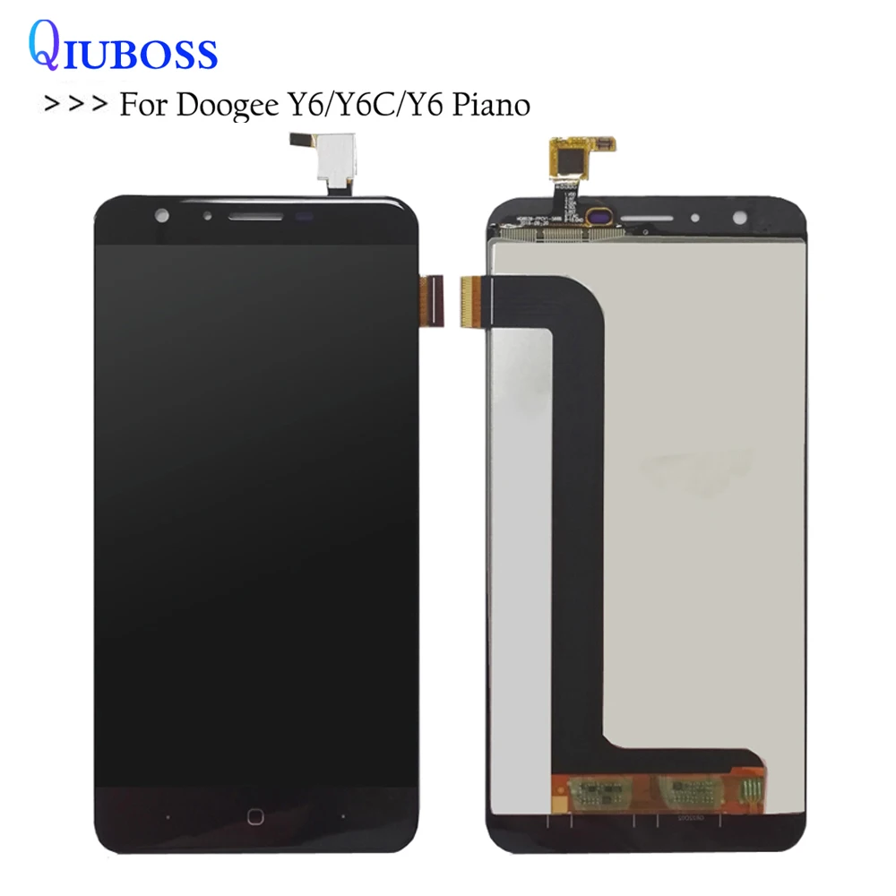 QIUBOSS Для DOOGEE Y6 ЖК дисплей + сенсорный экран 100% протестированный дигитайзер в сборе