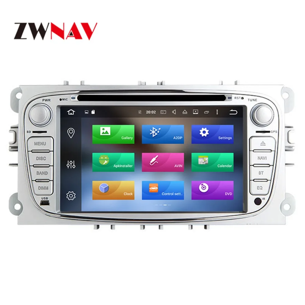 Discount Android 8 4+32GB Car GPS Navigation DVD Player Radio ISP Screen For Ford Focus 2004-2011 FORD MONDEO FOCUS S-MAX Kuga Galax MK3 4