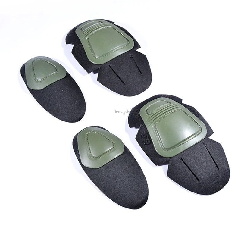 

Tactical Uniform Knee Pads Elbow Support Paintball Airsoft Interpolated Kneepad Military Combat Uniform Knee Protector Set