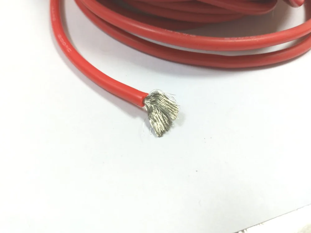 

3000V 14AWG 10M red Silicone Wire Flexible Stranded Copper Cable