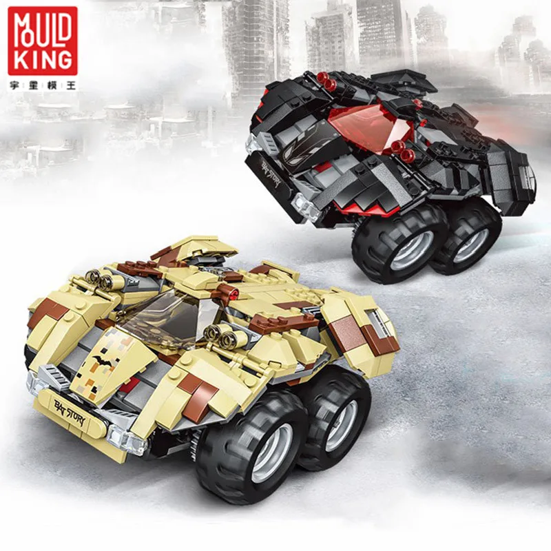 

MOULD KING Technic Batmobile Building Blocks Legoings Superhero Batman Speed Champions Playmobil RC Racing Car Enlighten Bricks