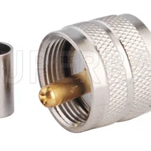 Superbat 10 шт. UHF Обжимной Разъем РФ Разъем для RG58, RG400, RG142, LMR195 Кабеля Свободная Перевозка Груза