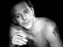 D1095 Mickey Rourke Rauchen Junge Schauspieler Heißer BW-Print Silk Wall Poster(China)
