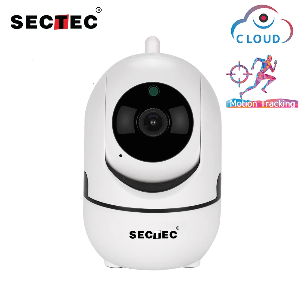 

Sectec Wifi Camera HD 1080P Cloud Wireless IP Camera Intelligent Auto Tracking Of Human Home Security Surveillance CCTV Network