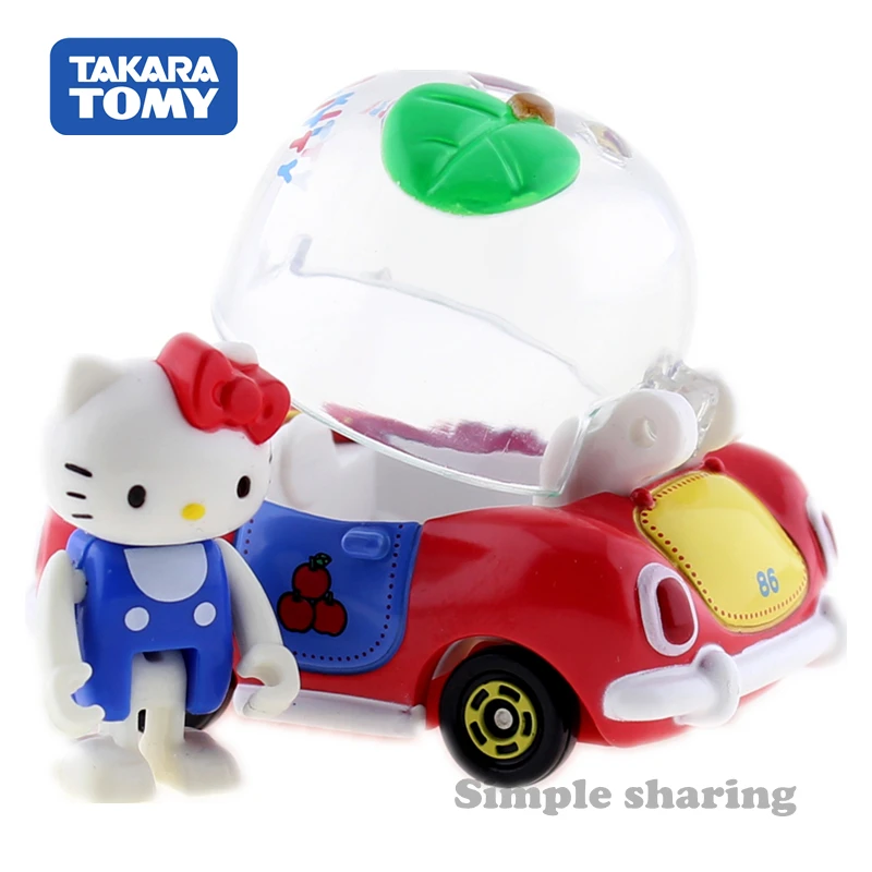 TAKARA TOMY DREAM TOMICA R02 катание на машине Hello Kitty аниме фигурки Детские игрушки литые