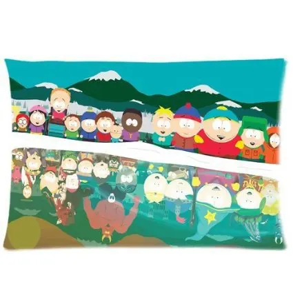 Luqi Customized Cartoon South Park River Pillow Cases 50x75 Cm