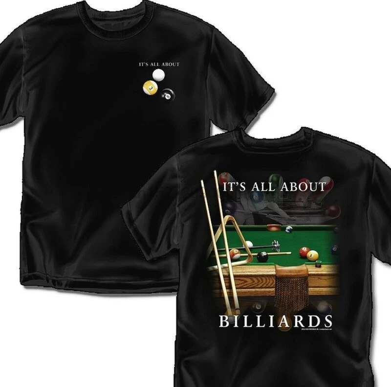 

It's all about Billiards - Black - Adult Sizes