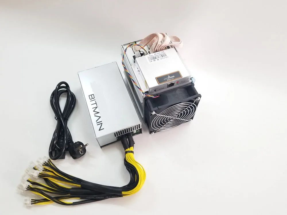 Б/у ZCASH Miner Antminer Z9 Mini 10k Sol/s 300W с Bitmain APW3 1600W PSU Asic Miner Equihash ZEN ZEC BTG Miner